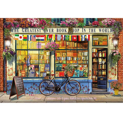 Puzzle Educa The Greatest Bookshop 5000 Piese - Jucarii si jocuri, Puzzle-uri și puzzle-uri