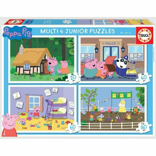 Puzzle Educativ 4 în 1 - Peppa Pig - Jucarii si jocuri, Puzzle-uri și puzzle-uri