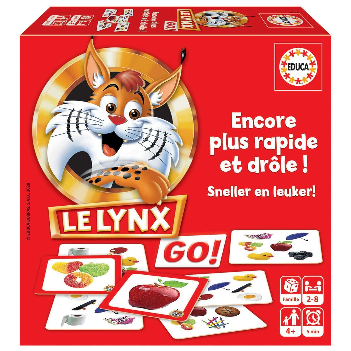 Joc de Masă Educa 18716 Le Lynx Go! (FR) - Jucarii si jocuri, Jocuri și accesorii