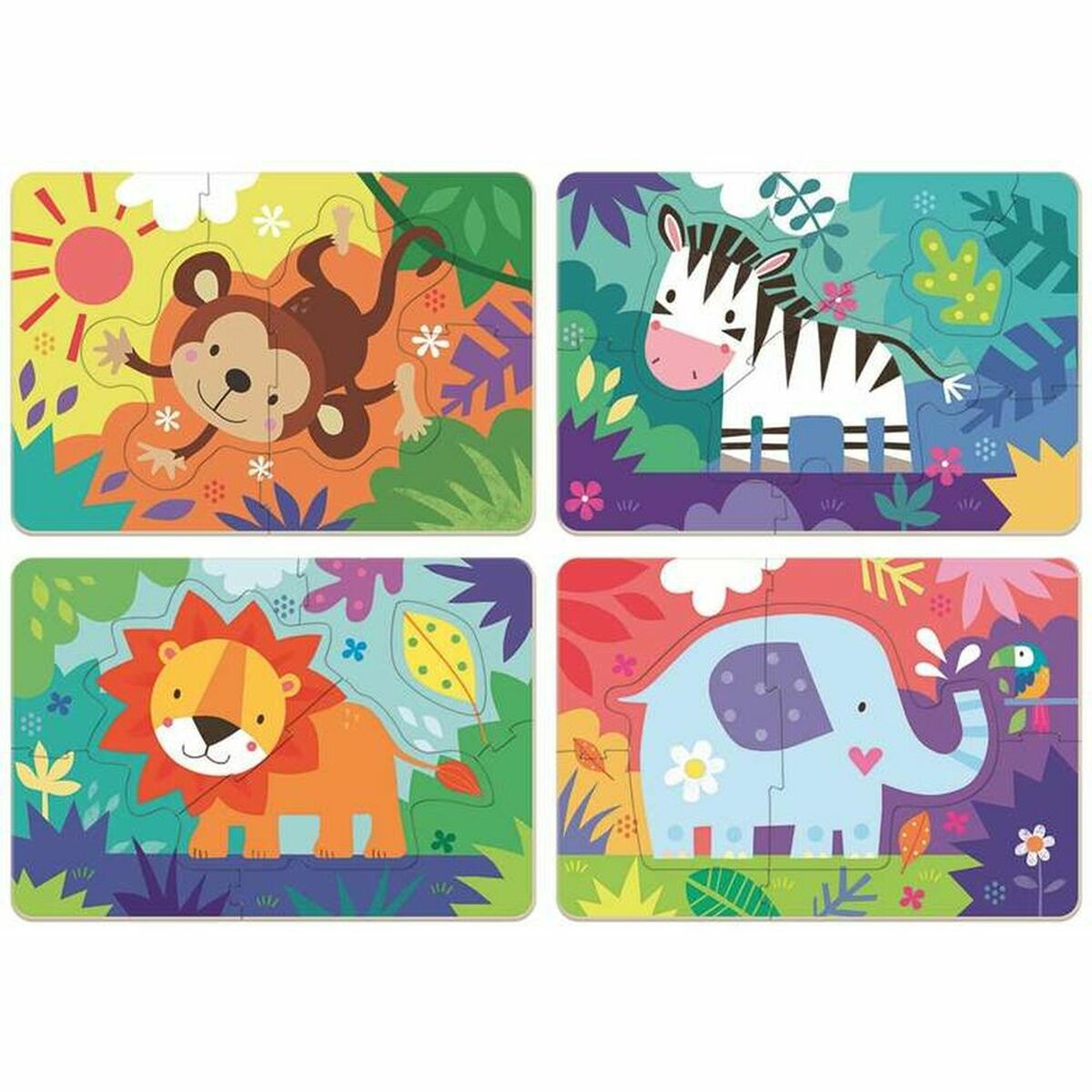 Puzzle Educa My First Puzle (8 + 7 + 6 + 5 pcs) - Jucarii si jocuri, Puzzle-uri și puzzle-uri