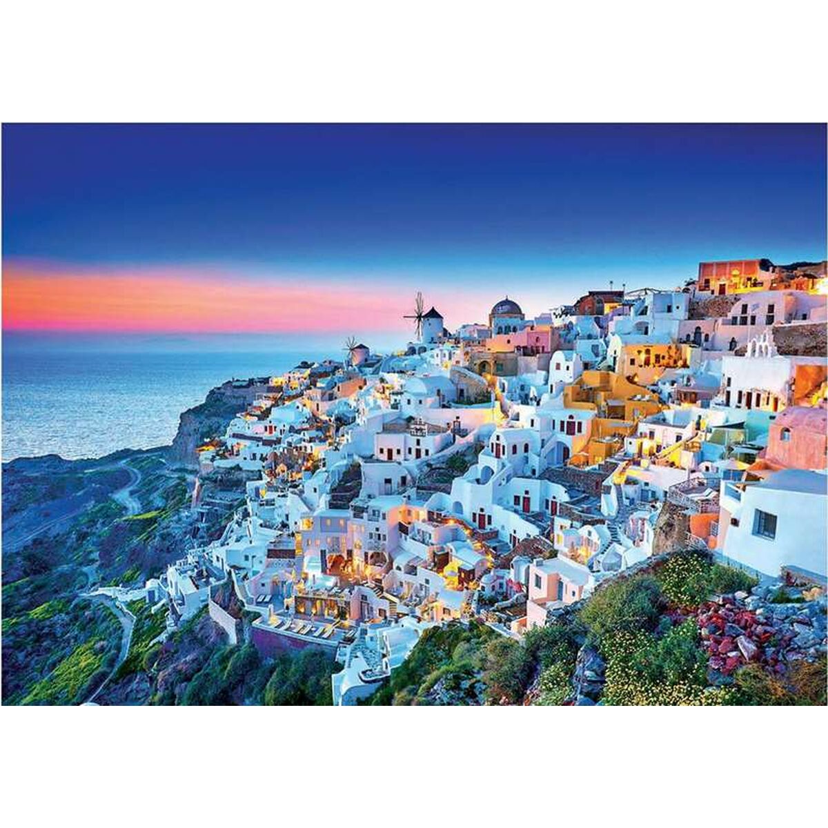 Puzzle Educa Santorini 1500 Piese - Jucarii si jocuri, Puzzle-uri și puzzle-uri