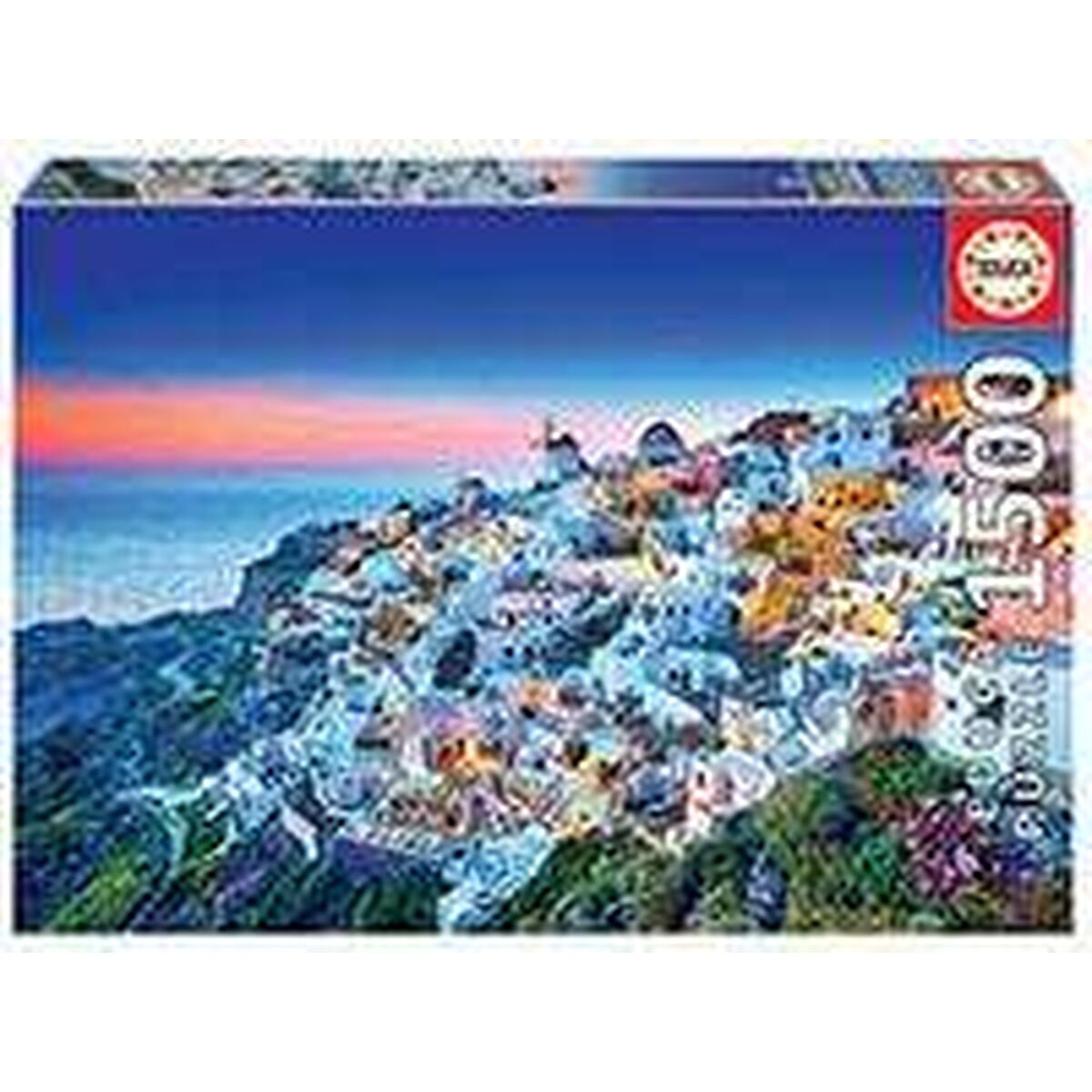 Puzzle Educa Santorini 1500 Piese - Jucarii si jocuri, Puzzle-uri și puzzle-uri