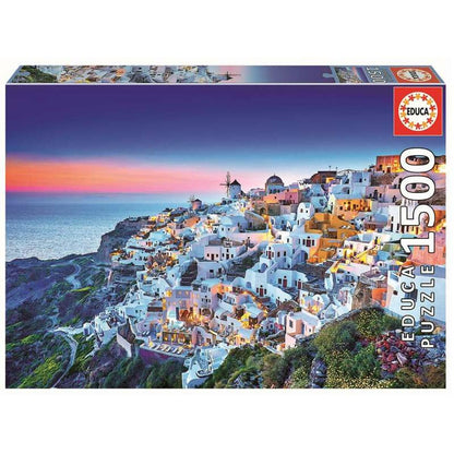 Puzzle Educa Santorini 1500 Piese - Jucarii si jocuri, Puzzle-uri și puzzle-uri