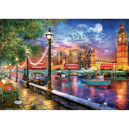Puzzle Educa London at sunset 19046 2000 Piese - Jucarii si jocuri, Puzzle-uri și puzzle-uri