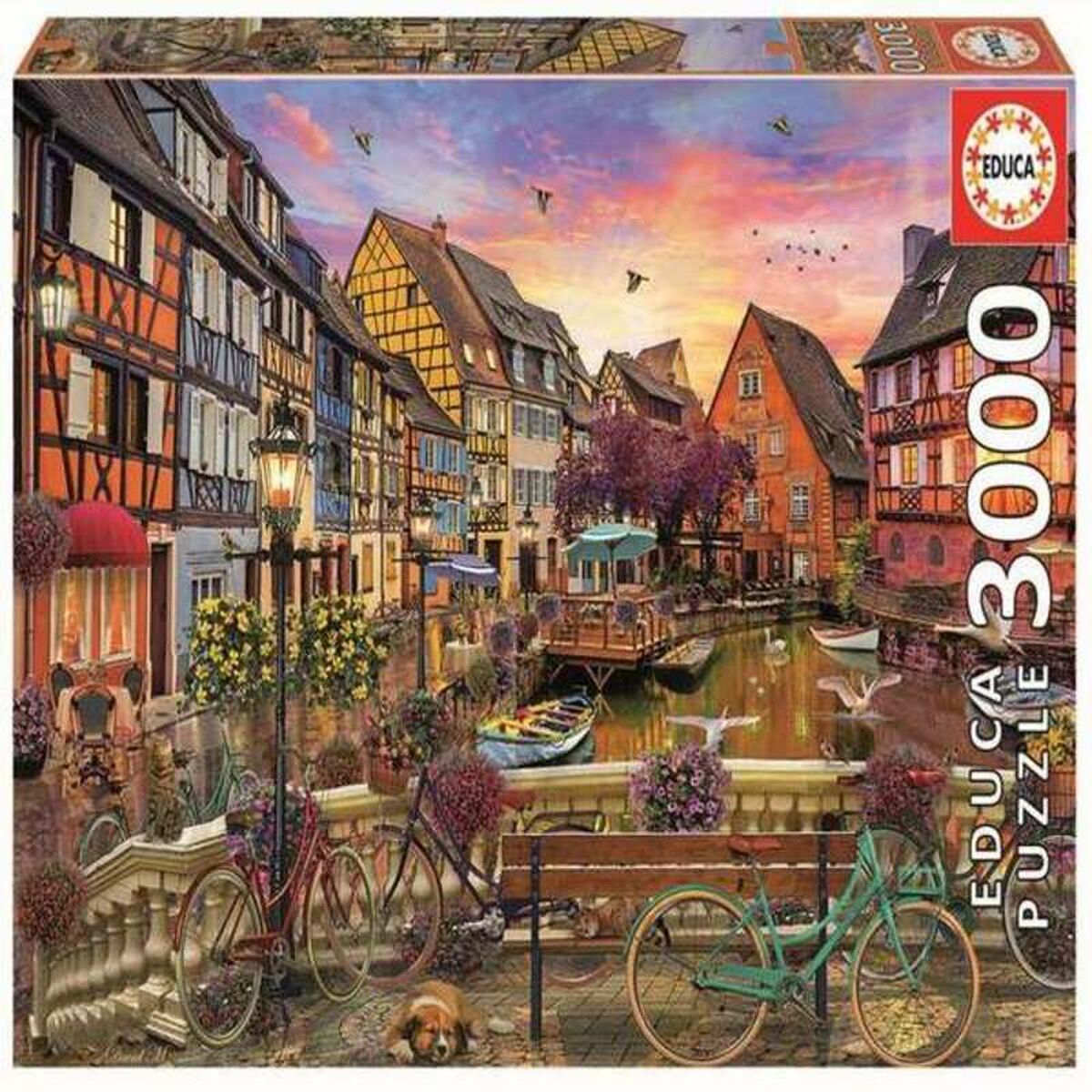 Puzzle Educa France (3000 pcs) - Jucarii si jocuri, Puzzle-uri și puzzle-uri