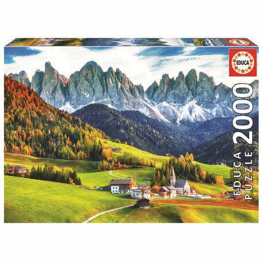 Puzzle Educa Autumn in the Dolomites 2000 Piese - Jucarii si jocuri, Puzzle-uri și puzzle-uri