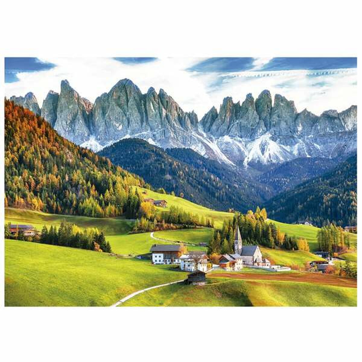 Puzzle Educa Autumn in the Dolomites 2000 Piese - Jucarii si jocuri, Puzzle-uri și puzzle-uri