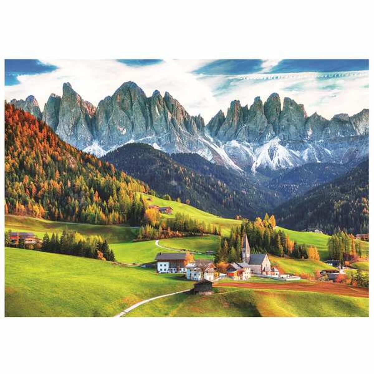 Puzzle Educa Autumn in the Dolomites 2000 Piese - Jucarii si jocuri, Puzzle-uri și puzzle-uri