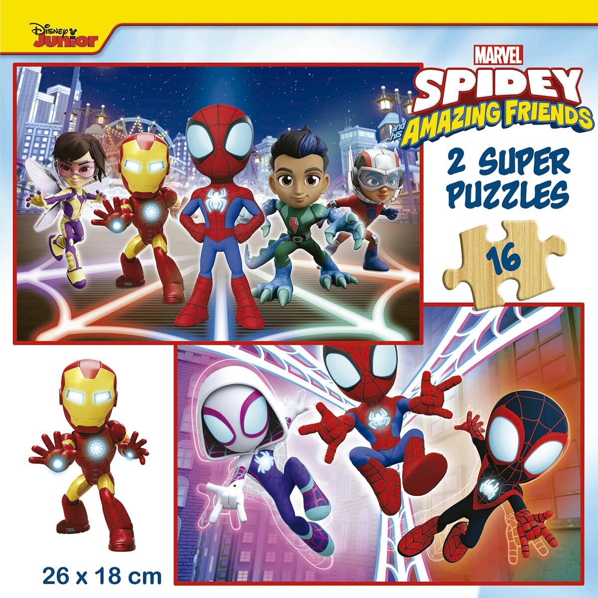Set de 2 Puzzle-uri Educa 16 Piese Duo - Jucarii si jocuri, Puzzle-uri și puzzle-uri