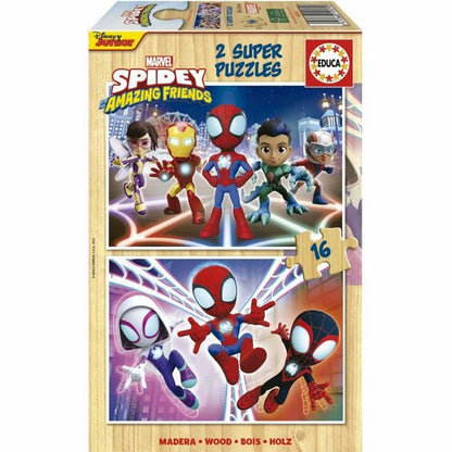 Set de 2 Puzzle-uri Educa 16 Piese Duo - Jucarii si jocuri, Puzzle-uri și puzzle-uri