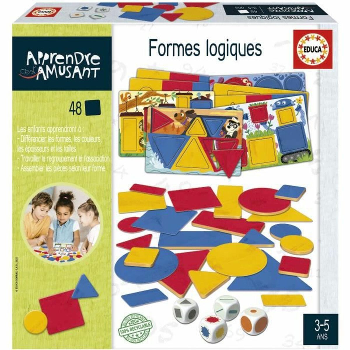 Joc Educativ Educa Logical forms (FR) - Jucarii si jocuri, Jocuri și accesorii