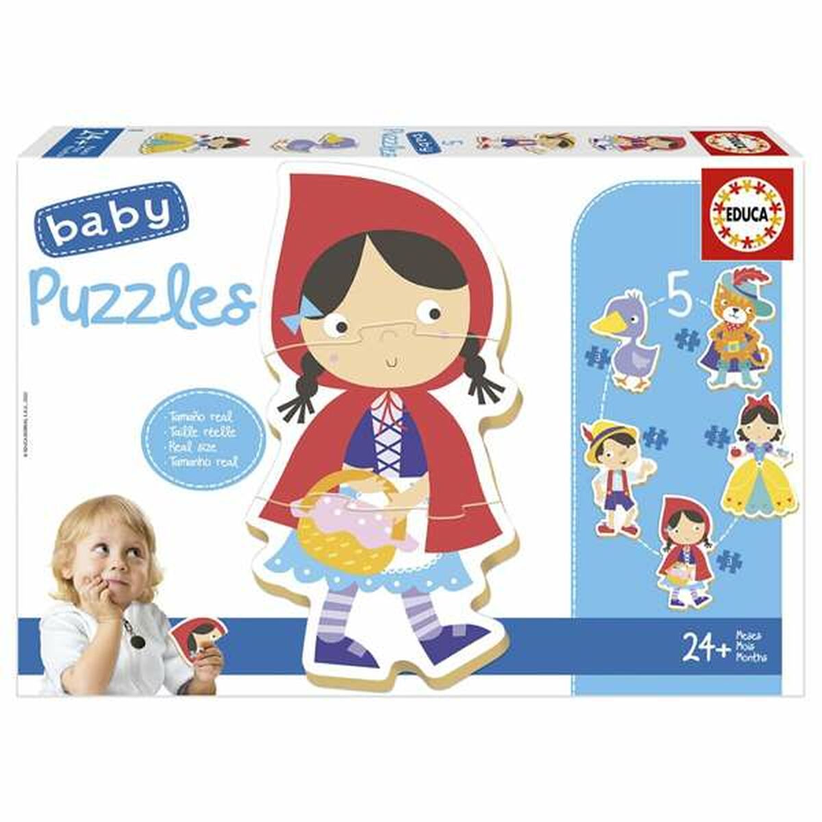 Puzzle pentru Copii Educa Folk Tales 5 Piese - Jucarii si jocuri, Puzzle-uri și puzzle-uri