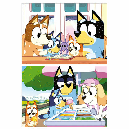 Set de 2 Puzzle-uri Educa Bluey 48 Piese - Jucarii si jocuri, Puzzle-uri și puzzle-uri