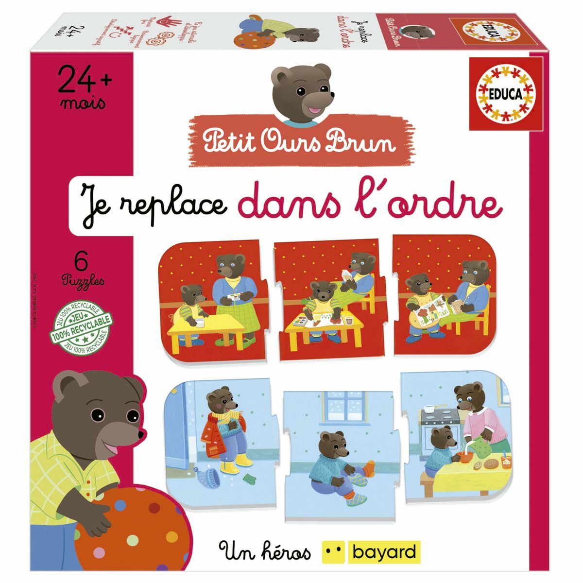 Joc Educativ Educa Je replace dans l´ordre (FR) - Jucarii si jocuri, Jocuri și accesorii