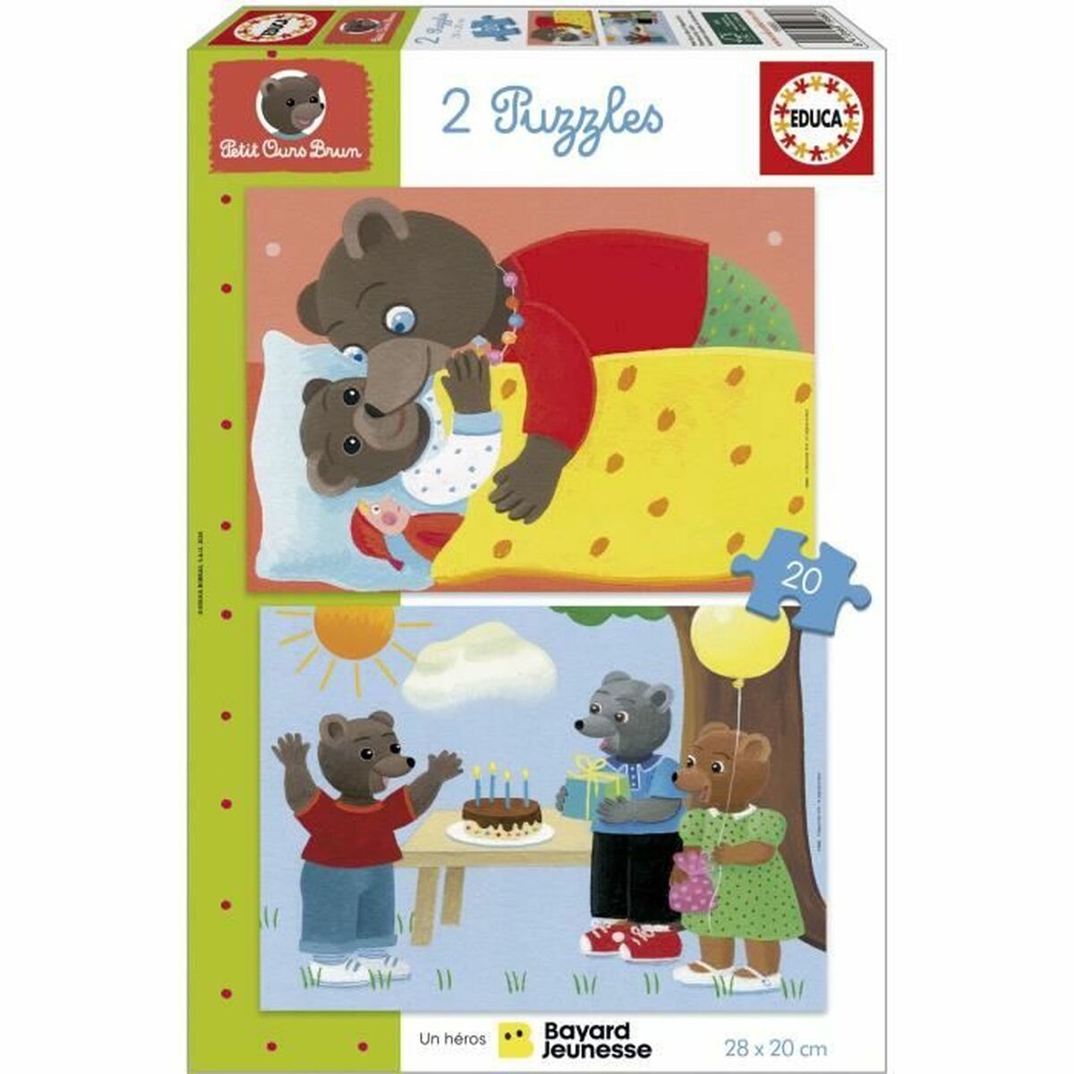 Puzzle Educa Little Brown Bear - Jucarii si jocuri, Puzzle-uri și puzzle-uri