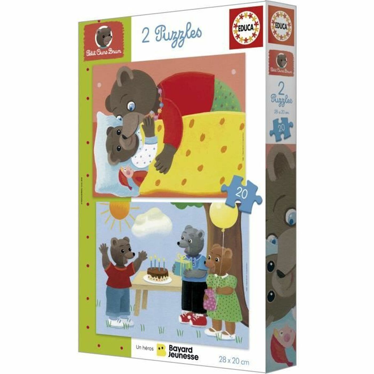 Puzzle Educa Little Brown Bear - Jucarii si jocuri, Puzzle-uri și puzzle-uri