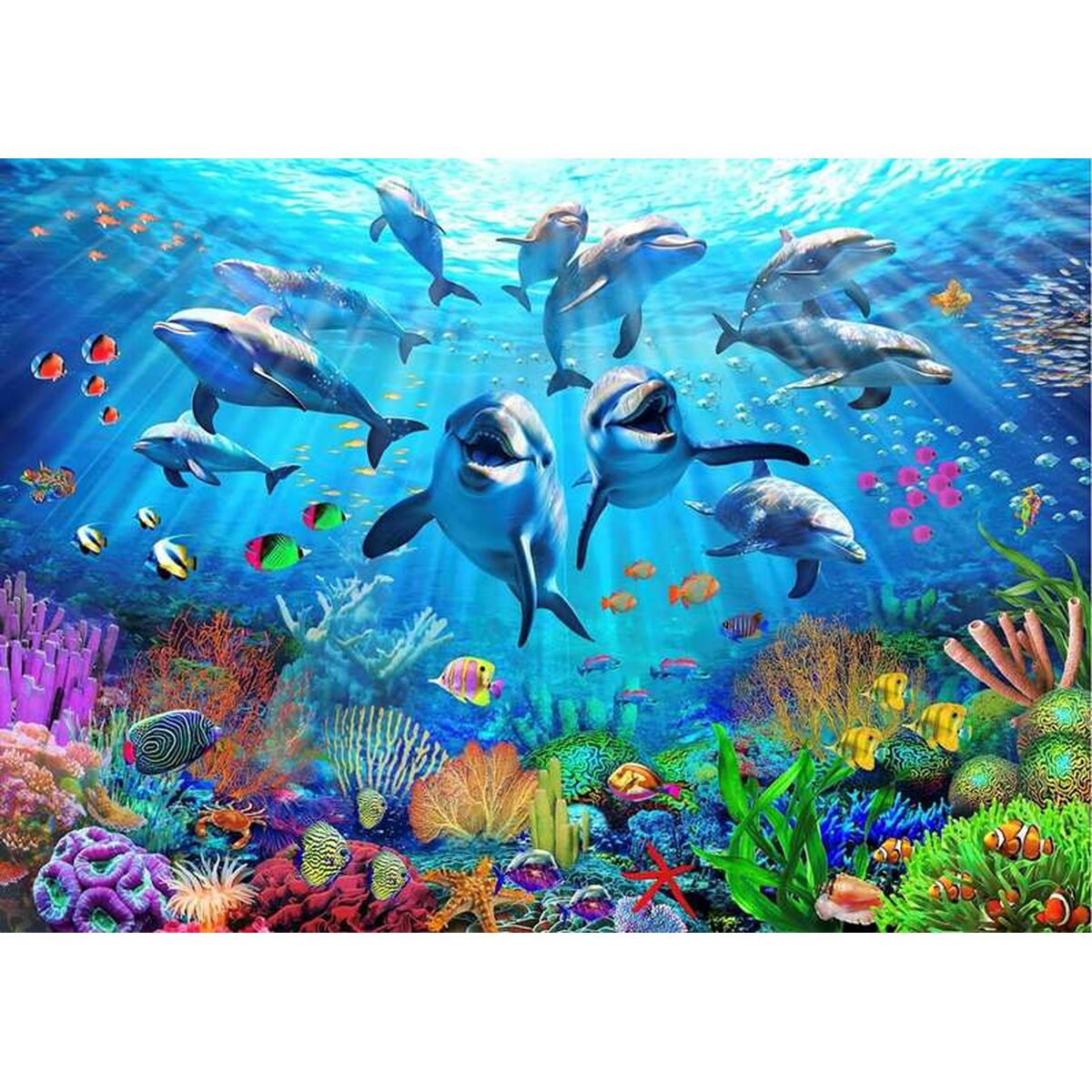 Puzzle Educa Party under the sea 500 Piese - Jucarii si jocuri, Puzzle-uri și puzzle-uri