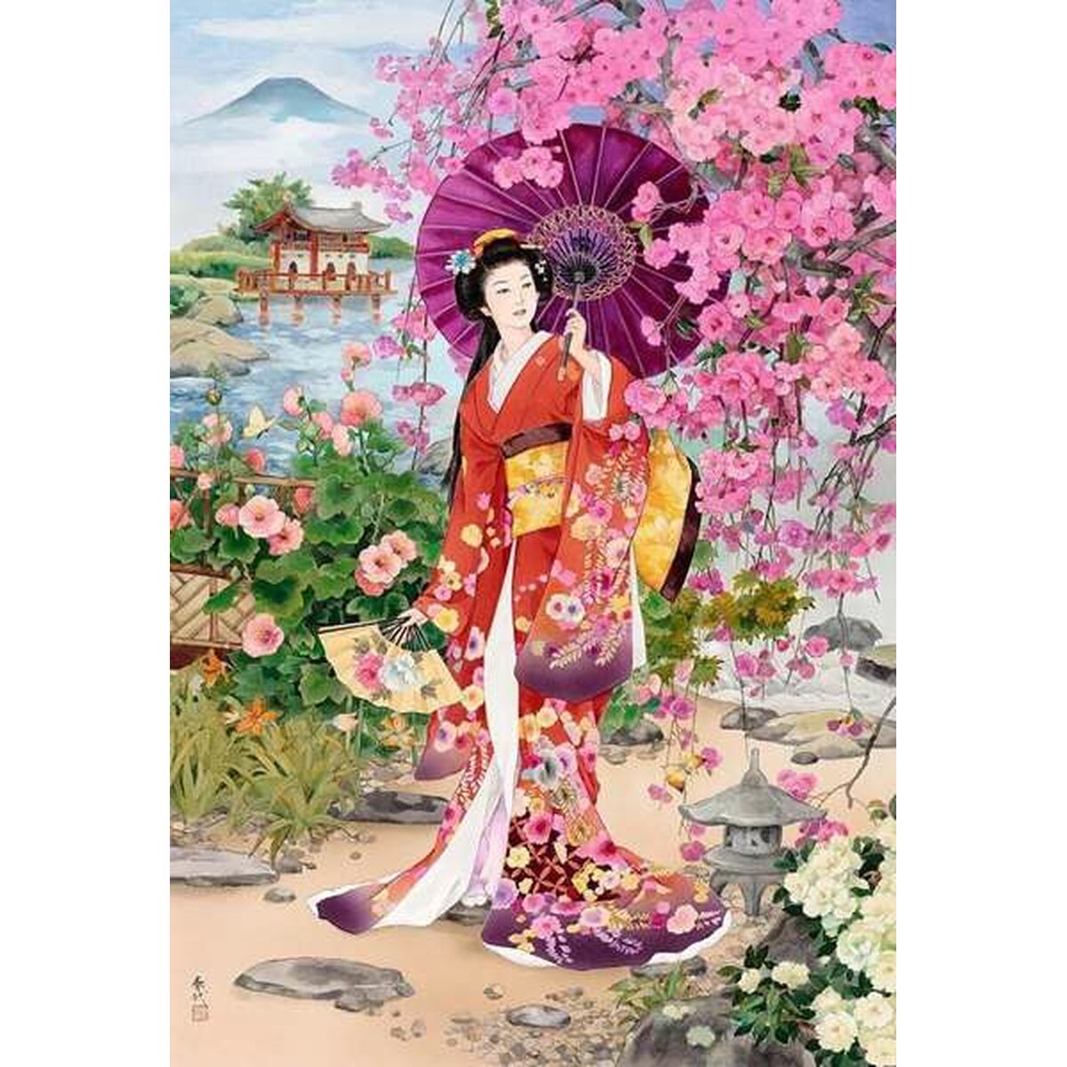Puzzle Educa Teien (Haruyo Morita) 1000 Piese - Jucarii si jocuri, Puzzle-uri și puzzle-uri