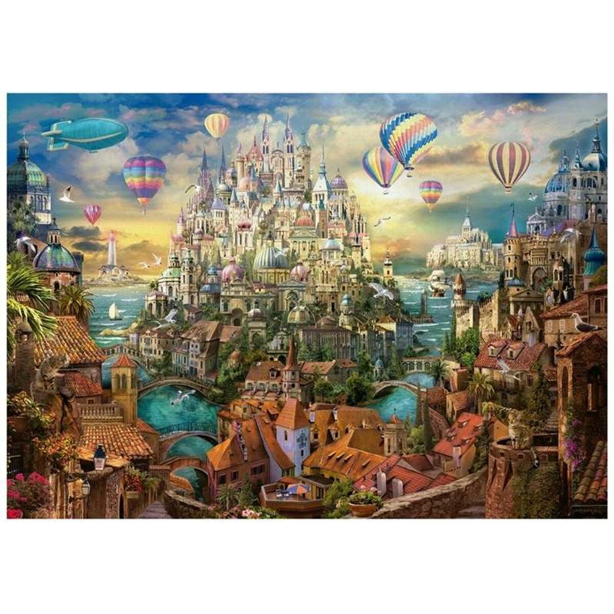 Puzzle Educa City of Dreams 2000 Piese - Jucarii si jocuri, Puzzle-uri și puzzle-uri