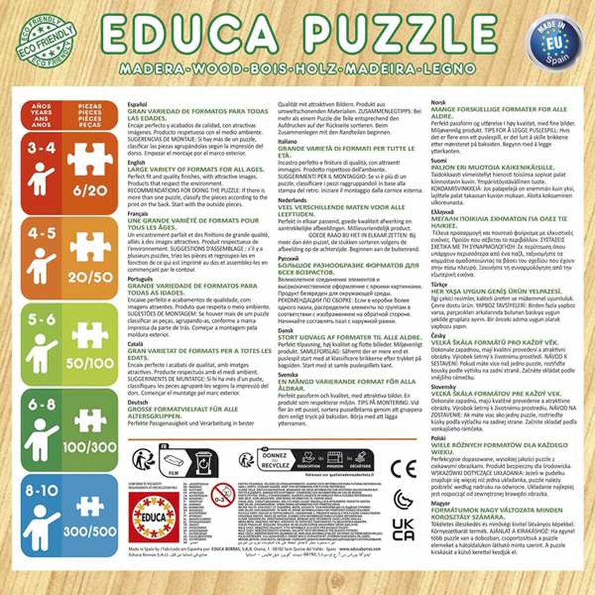 Puzzle Educa - Jucarii si jocuri, Puzzle-uri și puzzle-uri