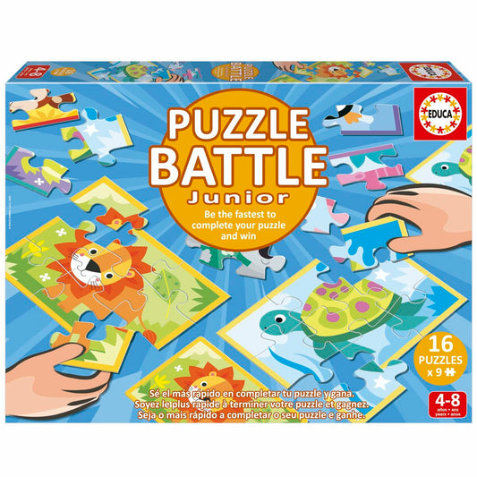 Puzzle Educa Battle Jr Animales 144 Piese - Jucarii si jocuri, Puzzle-uri și puzzle-uri