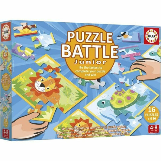 Puzzle Educa Battle Jr Animales 144 Piese - Jucarii si jocuri, Puzzle-uri și puzzle-uri