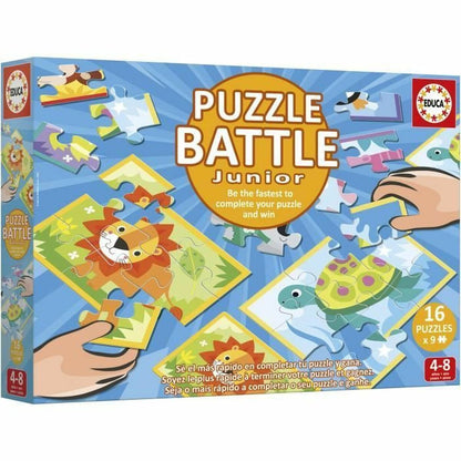 Puzzle Educa Battle Jr Animales 144 Piese - Jucarii si jocuri, Puzzle-uri și puzzle-uri