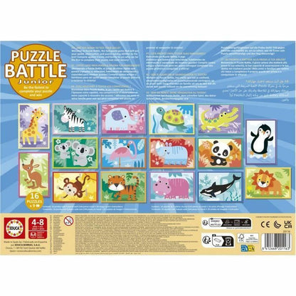 Puzzle Educa Battle Jr Animales 144 Piese - Jucarii si jocuri, Puzzle-uri și puzzle-uri