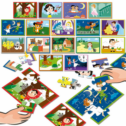Puzzle Educa Battle Jr Contes 16 Piese - Jucarii si jocuri, Puzzle-uri și puzzle-uri