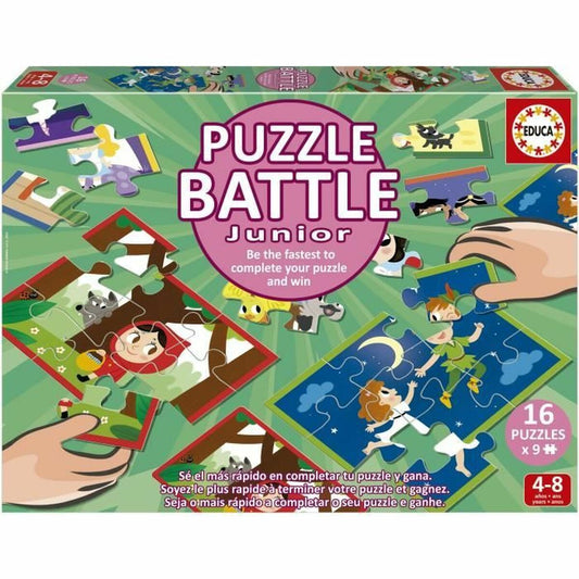 Puzzle Educa Battle Jr Contes 16 Piese - Jucarii si jocuri, Puzzle-uri și puzzle-uri