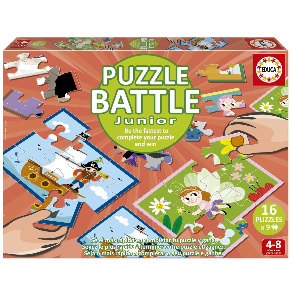 Puzzle Educa Battle Jr Fantasy 144 Piese - Jucarii si jocuri, Puzzle-uri și puzzle-uri