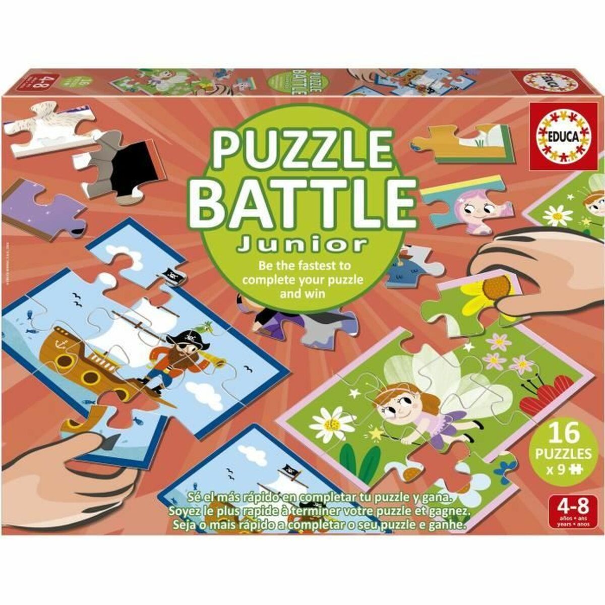 Puzzle Educa Battle Jr Fantasy 144 Piese - Jucarii si jocuri, Puzzle-uri și puzzle-uri