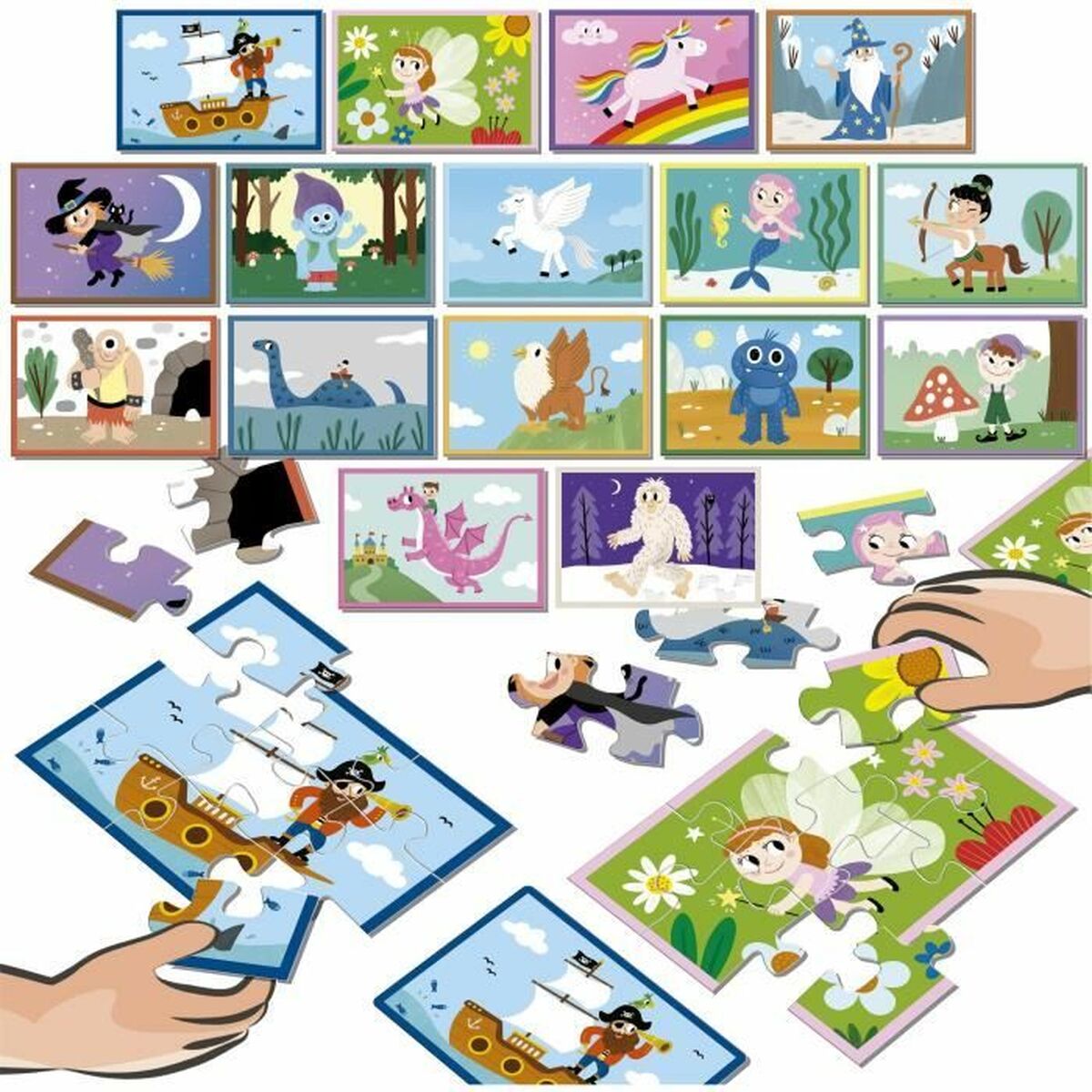 Puzzle Educa Battle Jr Fantasy 144 Piese - Jucarii si jocuri, Puzzle-uri și puzzle-uri