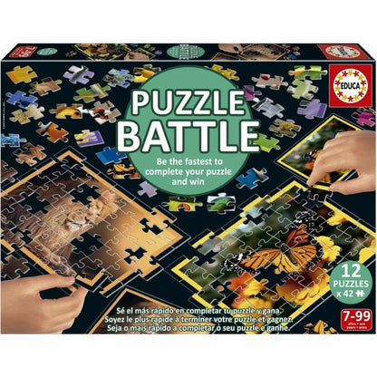 Puzzle Educa Battle Jr Natura 42 Piese (12 Unități) - Jucarii si jocuri, Puzzle-uri și puzzle-uri