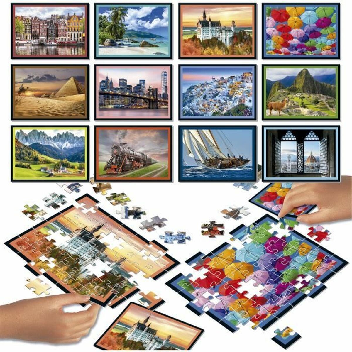 Puzzle Educa Battle Travel 42 Piese (12 Unități) - Jucarii si jocuri, Puzzle-uri și puzzle-uri