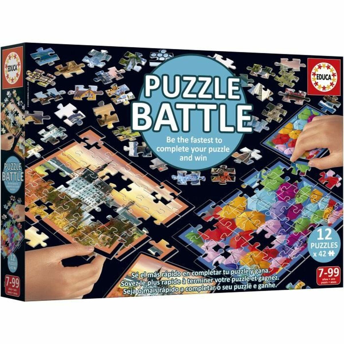 Puzzle Educa Battle Travel 42 Piese (12 Unități) - Jucarii si jocuri, Puzzle-uri și puzzle-uri