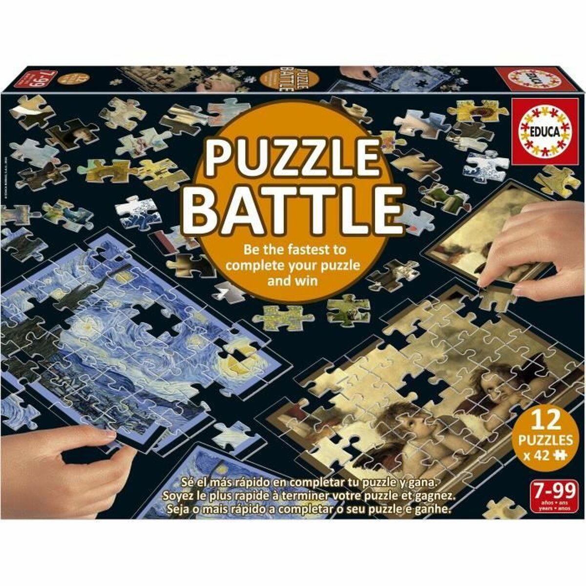 Puzzle Educa Battle Art 42 Piese (12 Unități) - Jucarii si jocuri, Puzzle-uri și puzzle-uri