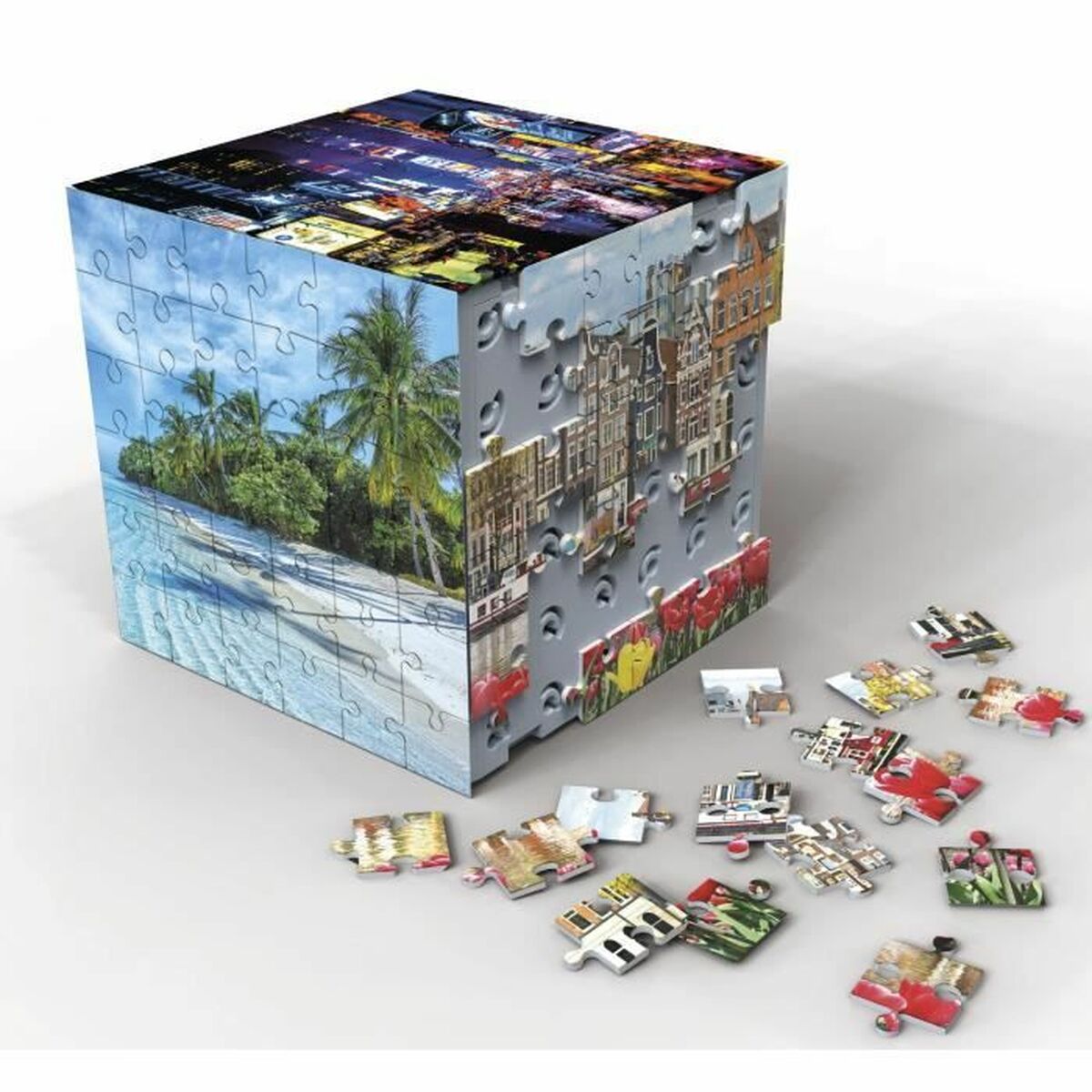 Puzzle Educa 3D 216 Piese (6 Unități) - Jucarii si jocuri, Puzzle-uri și puzzle-uri