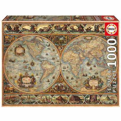 Puzzle Educa Orbis Terrarum 1000 Piese - Jucarii si jocuri, Puzzle-uri și puzzle-uri