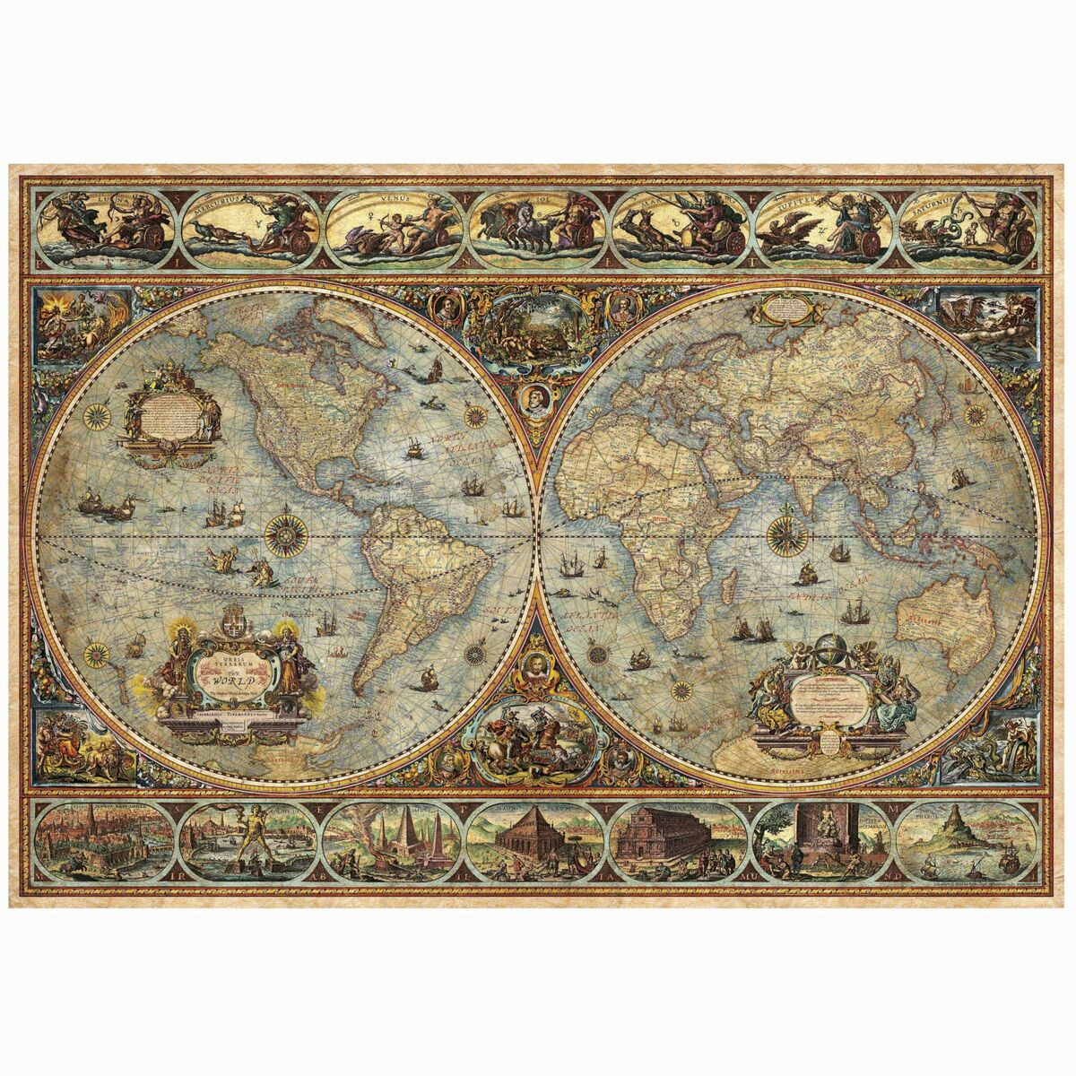 Puzzle Educa Orbis Terrarum 1000 Piese - Jucarii si jocuri, Puzzle-uri și puzzle-uri