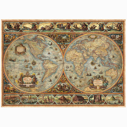 Puzzle Educa Orbis Terrarum 1000 Piese - Jucarii si jocuri, Puzzle-uri și puzzle-uri