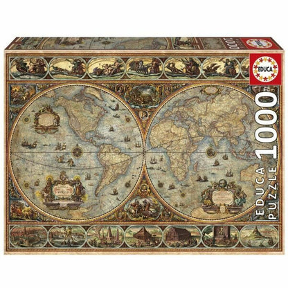 Puzzle Educa Orbis Terrarum 1000 Piese - Jucarii si jocuri, Puzzle-uri și puzzle-uri