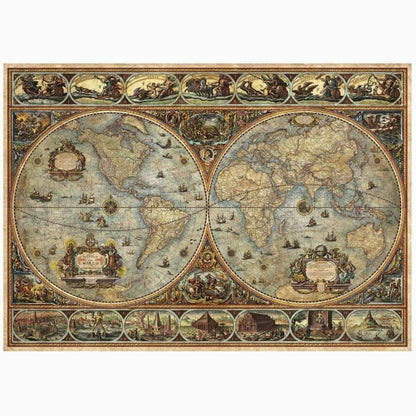 Puzzle Educa Orbis Terrarum 1000 Piese - Jucarii si jocuri, Puzzle-uri și puzzle-uri