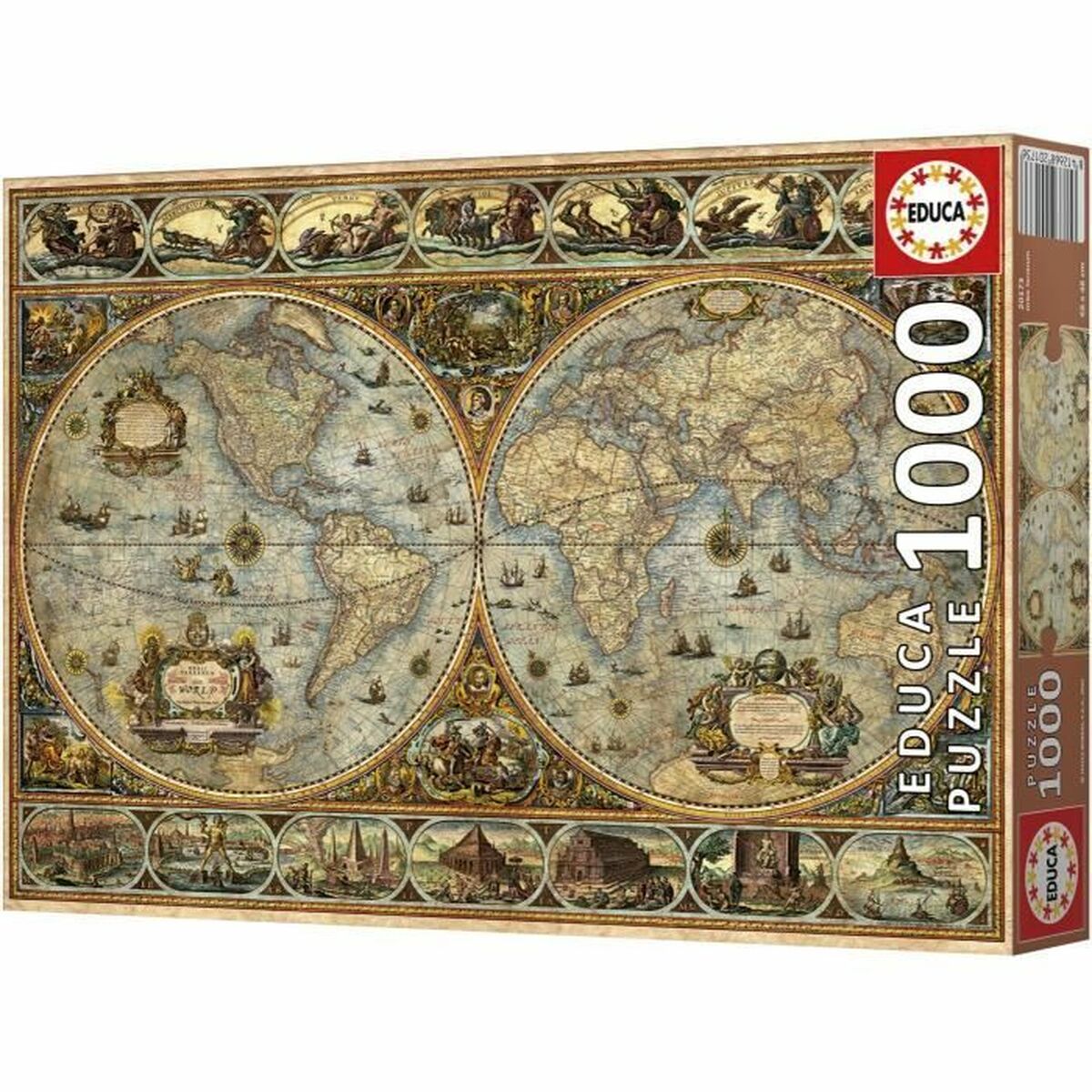Puzzle Educa Orbis Terrarum 1000 Piese - Jucarii si jocuri, Puzzle-uri și puzzle-uri