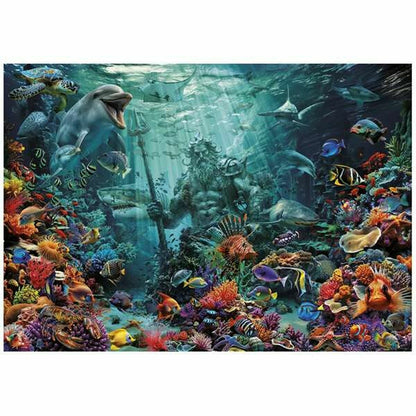 Puzzle Educa Poseidon in a Coral Reef 1000 Piese - Jucarii si jocuri, Puzzle-uri și puzzle-uri