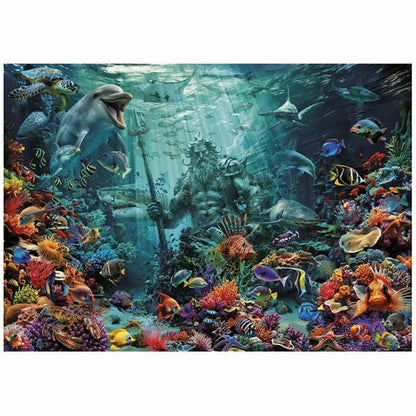 Puzzle Educa Poseidon in a Coral Reef - Jucarii si jocuri, Puzzle-uri și puzzle-uri