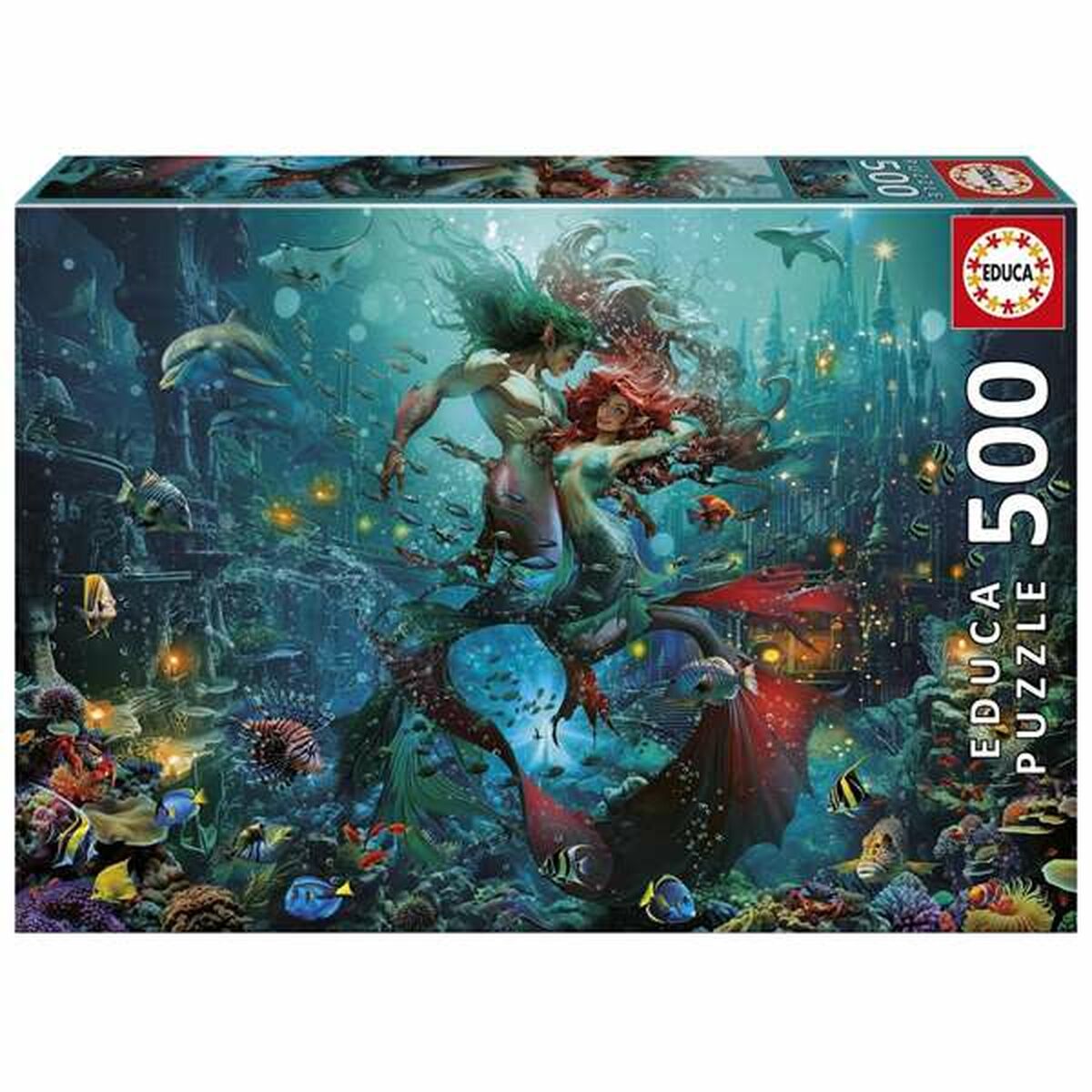 Puzzle Educa Atlantis 500 Piese - Jucarii si jocuri, Puzzle-uri și puzzle-uri