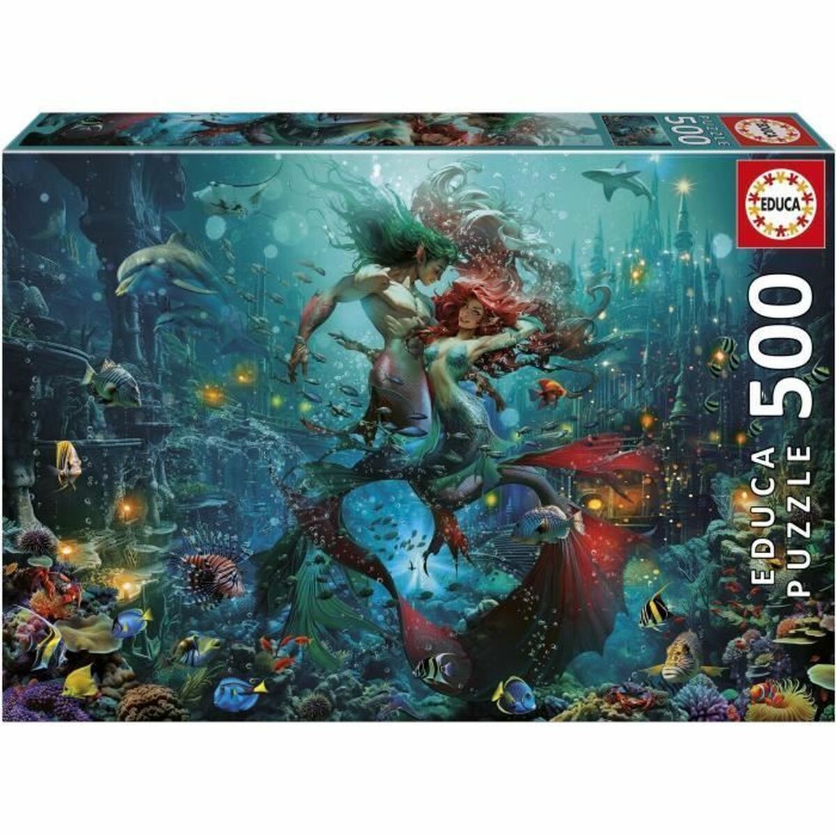 Puzzle Educa Atlantis 500 Piese - Jucarii si jocuri, Puzzle-uri și puzzle-uri