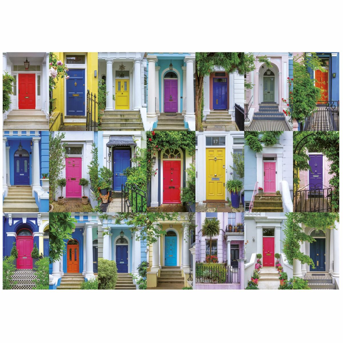 Puzzle Educa Puertas de Notting Hill 1000 Piese - Jucarii si jocuri, Puzzle-uri și puzzle-uri