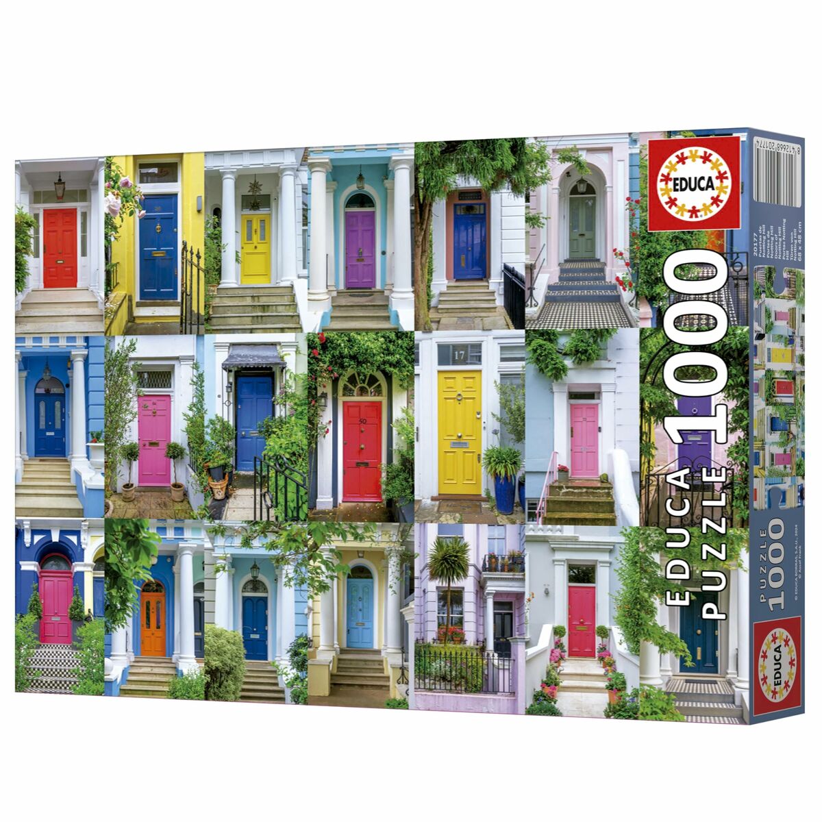 Puzzle Educa Puertas de Notting Hill 1000 Piese - Jucarii si jocuri, Puzzle-uri și puzzle-uri